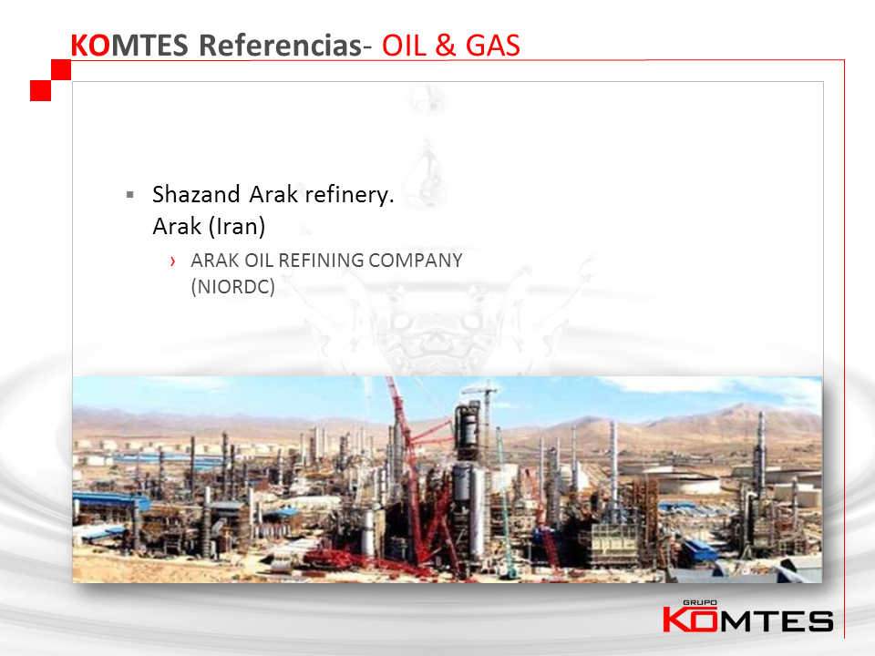 Shazand Arak refinery. Arak (Iran)
