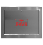 Cofre-E Columna seca IPF-41 Rojo / puerta ciega inox