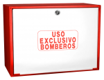 Cofre de superficie  IPF-41 rojo / Puerta ciega blanca